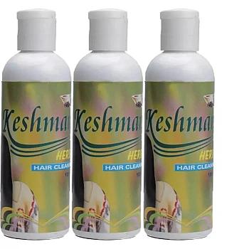 Keshmani Anti-Dandruff, Anti-Hairfall Herbal Hair Shampoo And Cleanser (100ml, Pack of 3)