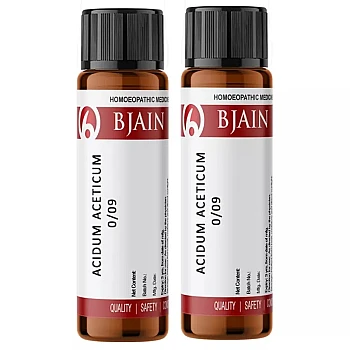 BJain Acidum Aceticum LM 0/9 (6g, Pack of 2)