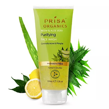 Prisa Organics Neem & Aloe vera Purifying Face Wash (100ml)