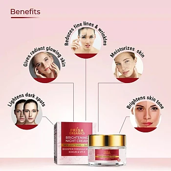 Prisa Organics Brightening Night Cream (50g)