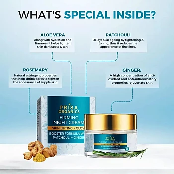 Prisa Organics Firming Night Cream (50g)