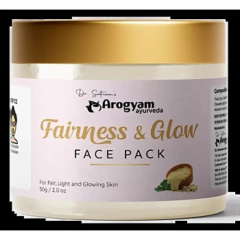 Dr Satnam's Arogyam Ayurveda Fairness And Glow Face Pack (50g)