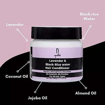 Ngenbliss Lavender Black Rice Water Hair Conditioner (200g)