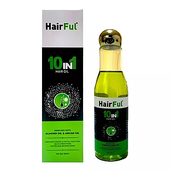 Hairful 10in1 Almond Hair Oil and Argan Oil (200ml)