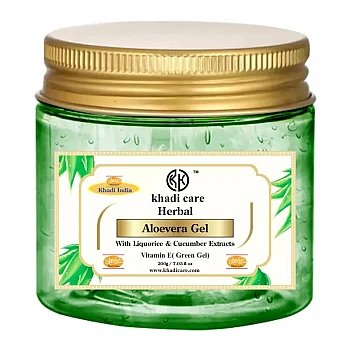 Khadi Care Aloevera Gel (Green) (200g)