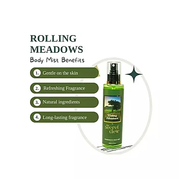 The Secret Dew Rolling Meadows Body Mist (200ml)
