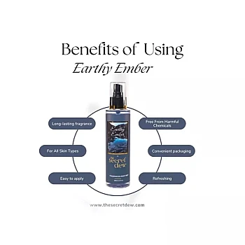 The Secret Dew Earthy Ember Body Mist (200ml)