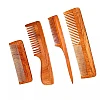 Veda Sparsh Nature's Secret Kachhi Neem Comb (4pcs) (1Pack)
