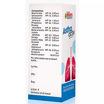 Bakson Astha Activ Syrup (115ml)