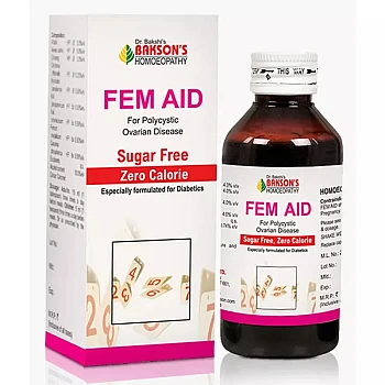 Bakson Fem Aid (Sugar Free) Syrup (115ml)
