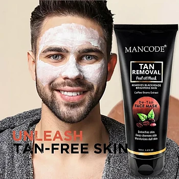 Mancode Tan Removal Peel Off Face Mask (100ml)