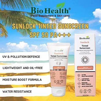 Bio Health Sunlock Tinted Sunscreen (50g)