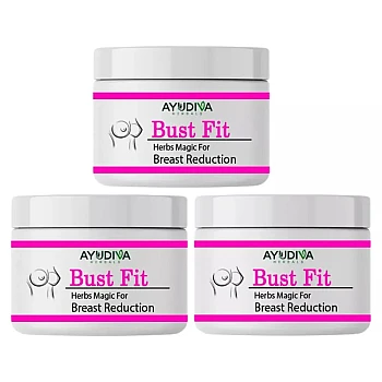 Ayudiva Herbals Bust Fit Cream (50g, Pack of 3)
