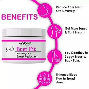Ayudiva Herbals Bust Fit Cream (50g, Pack of 3)