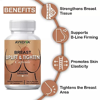 Ayudiva Herbals Breast Uplift & Tighten Capsule (60caps)