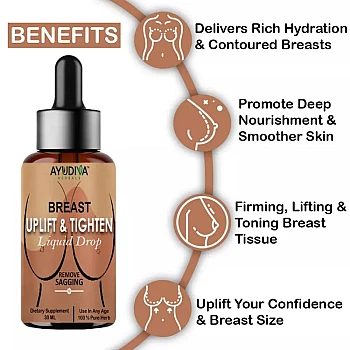 Ayudiva Herbals Breast Uplift & Tighten Liquid Drop (30ml)