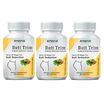 Ayudiva Herbals Butt Trim Capsules (60caps, Pack of 3)