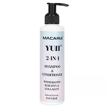 Macaria Yuii 2-In-1 Shampoo & Conditioner (200ml)