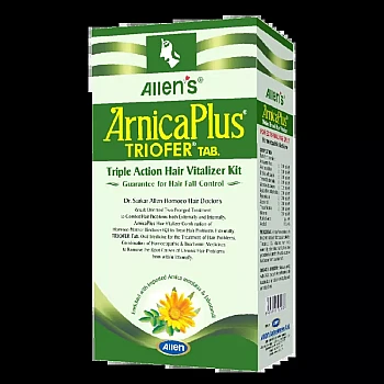 Allen Labs Arnica Plus Triple Action Hair Vitalizer With Triofer Tablets (Oil 100ml + 50Tabs) (1Pack)