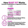 Ayudiva Herbals Bust Fit Breast Reduction Capsules + Bust Fit Breast Reduction Cream (60Capsules + Cream 50g) (1Pack)