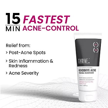 ThriveCo Goodbye Acne Facial Cleanser (100ml)