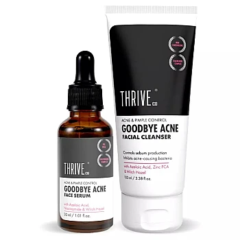 ThriveCo Goodbye Acne Facial Cleanser And Face Serum (100ml + 30ml) (1Pack)