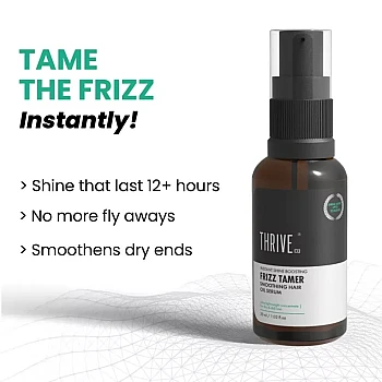 ThriveCo Frizz Tamer Smoothening Hair Oil Serum (30ml)