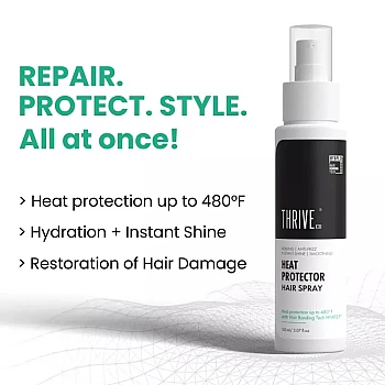 ThriveCo Heat Protector Hair Spray (150ml)