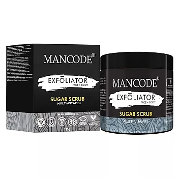 Mancode Multi-Vitamin Sugar Scrub (125g)