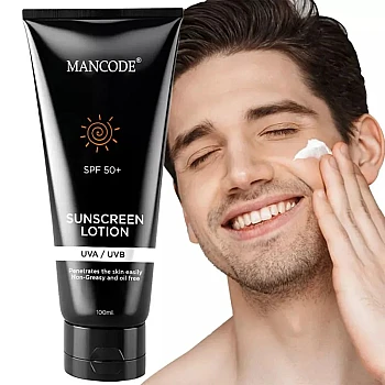 Mancode Sunscreen Lotion SPF 50+ (100ml)