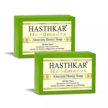 Hasthkar Handmades Aloevera Honey Soap (100g, Pack of 2)
