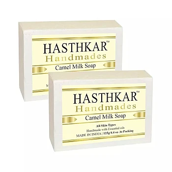 Hasthkar Handmades Camel Milk Soap (125g, Pack of 2)