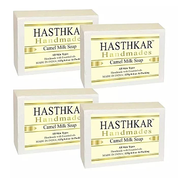 Hasthkar Handmades Camel Milk Soap (125g, Pack of 4)