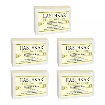 Hasthkar Handmades Camel Milk Soap (125g, Pack of 5)