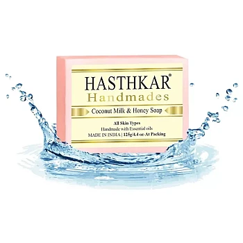 Hasthkar Handmades Coconut Milk & Honey Soap (125g)