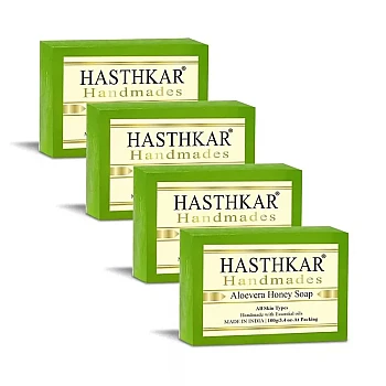 Hasthkar Handmades Aloevera Soap (125g, Pack of 4)