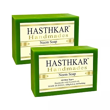 Hasthkar Handmades Neem Soap (125g, Pack of 2)