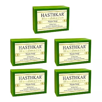 Hasthkar Handmades Neem Soap (125g, Pack of 5)