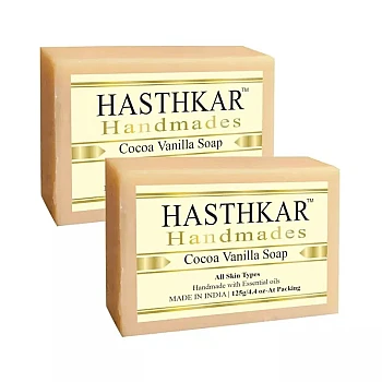 Hasthkar Handmades Cocoa Vanilla Soap (125g, Pack of 2)