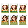 Nisha Creme Hair Color 4.3 Golden Brown (Pouch Pack) (Colorant 20g + Developer 20ml) (40g, Pack of 6)