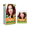 Nisha Creme Hair Color 3.16 Burgundy Combo (Developer 60ml, Colorant Tube 60gm, Conditioner 6ml (Box) + 40gm Pouch) (1Pack)