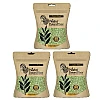 Nisha Nature Mate Henna Based Hair Color Original Black Powder (45g, Pack of 3)
