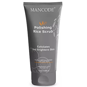 Mancode Polishing Rice Face Scrub (100g)