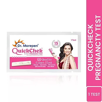 Dr Morepen Quickchek Pregnancy Test Kit (1Pack, Pack of 10)
