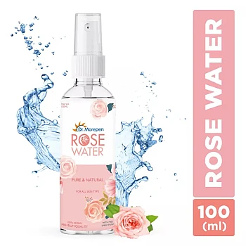 Dr Morepen Pure & Natural Rose Water Spray (100ml, Pack of 4)