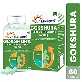 Dr Morepen Gokshura 1000Mg Tablets (60tab, Pack of 2)