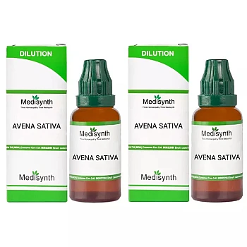 Medisynth Avena Sativa 1M (1000 CH) (30ml, Pack of 2)