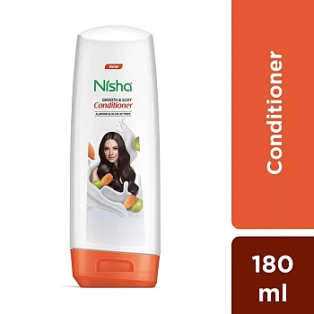 Nisha Almond & Olive Actives Conditioner (Bottle) (180ml)