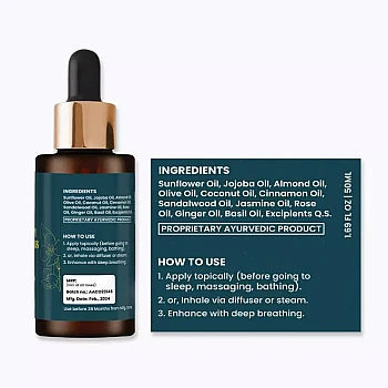 Wild Oak Aromatherapy Anxiety And Stress Relief Oil (50ml)