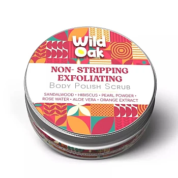 Wild Oak Non - Stripping Exfoliating Body Scrub (100g)